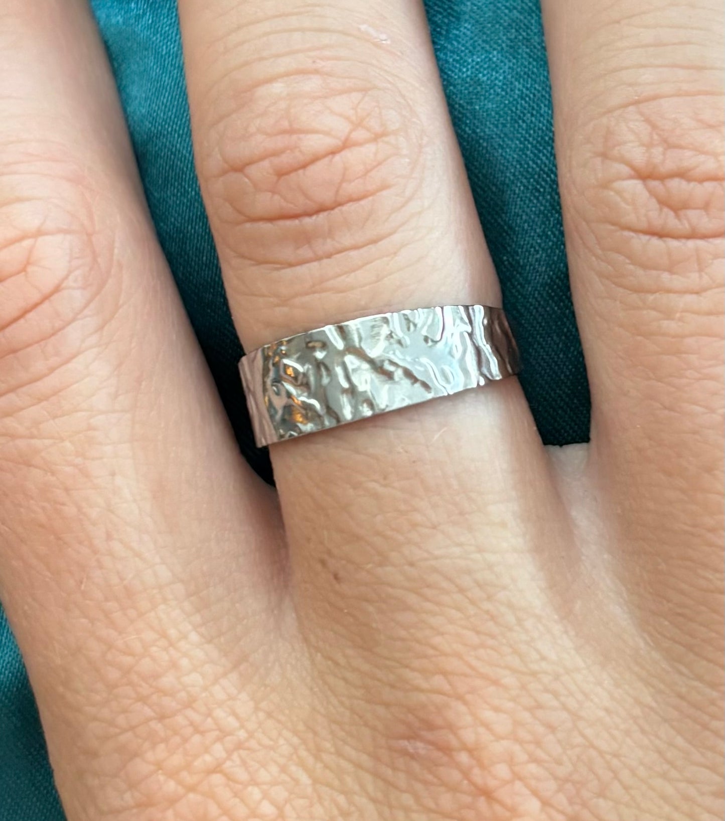 Trendy verstelbare ring van stainless steel in zilver – verkleurt niet, stijlvol en geschikt voor iedereen
