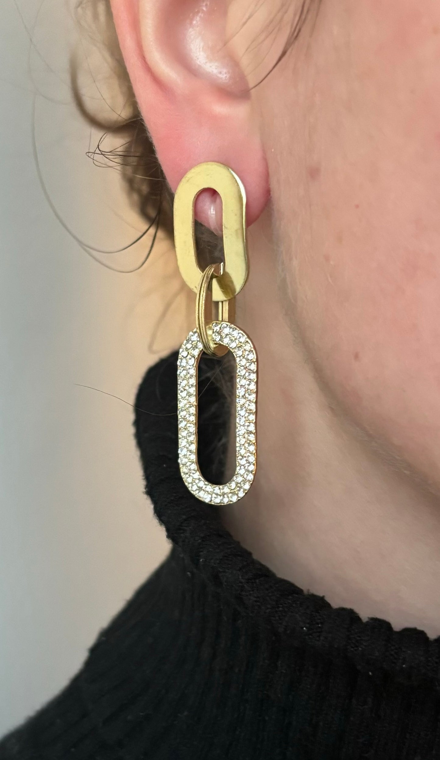 Clip oorbel oval SALE!