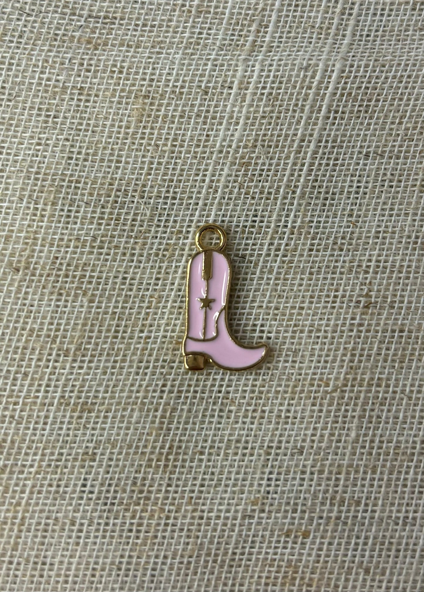 Gouden Stainless Steel Cowbow Laars Bedel voor Custom Ketting