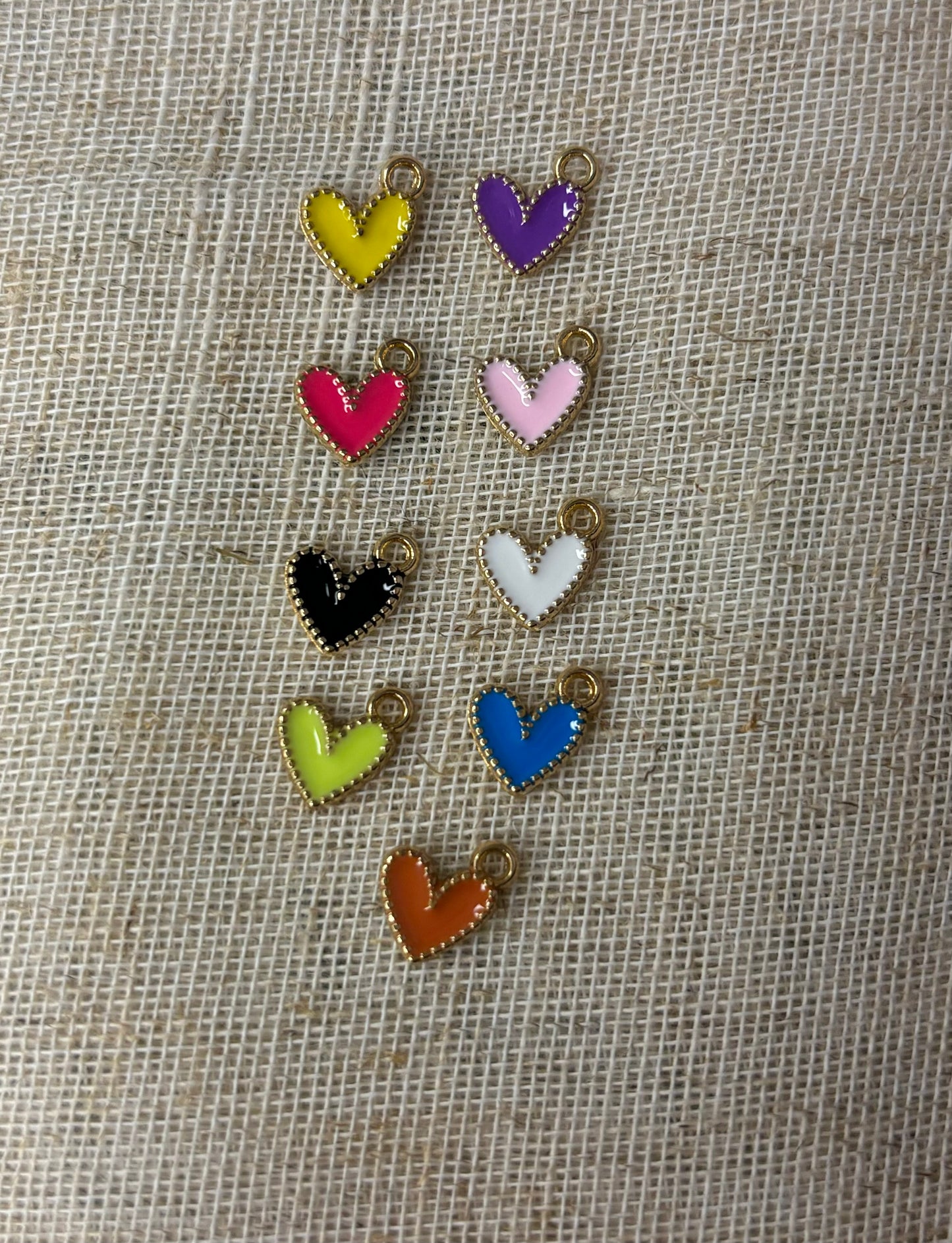 Gouden Stainless Steel Hart kleur Bedel voor Custom Ketting