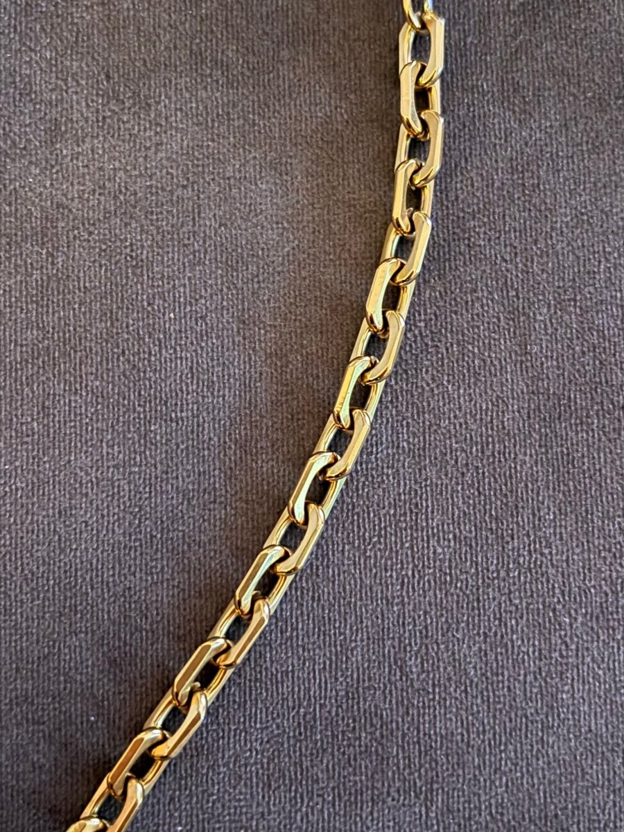 Trendy Gouden stainless steel armband