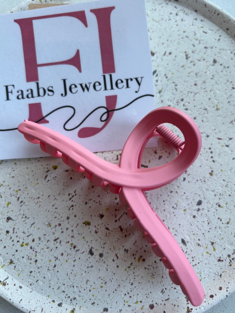 Matt haarclip in kleuren roze, oranje, geel, beige, donkerblauw, taupe en lichtblauw – stijlvolle matte afwerking, stevig en comfortabel voor dagelijks gebruik