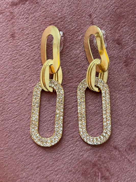 Clip oorbel oval SALE!