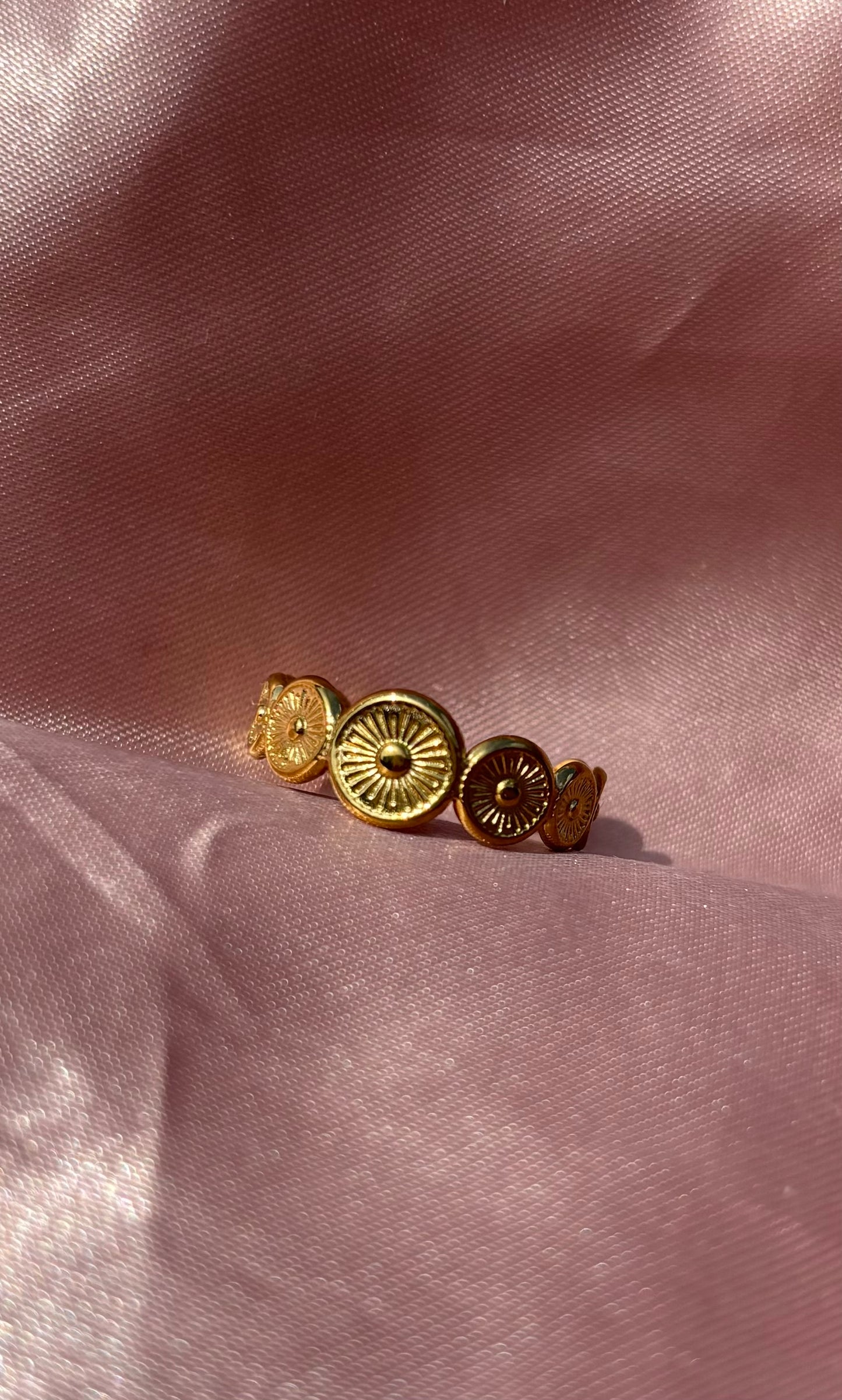 Trendy Ring van stainless steel – verstelbare ring voor een perfecte pasvorm, stijlvol en geschikt voor iedereen in het Goud