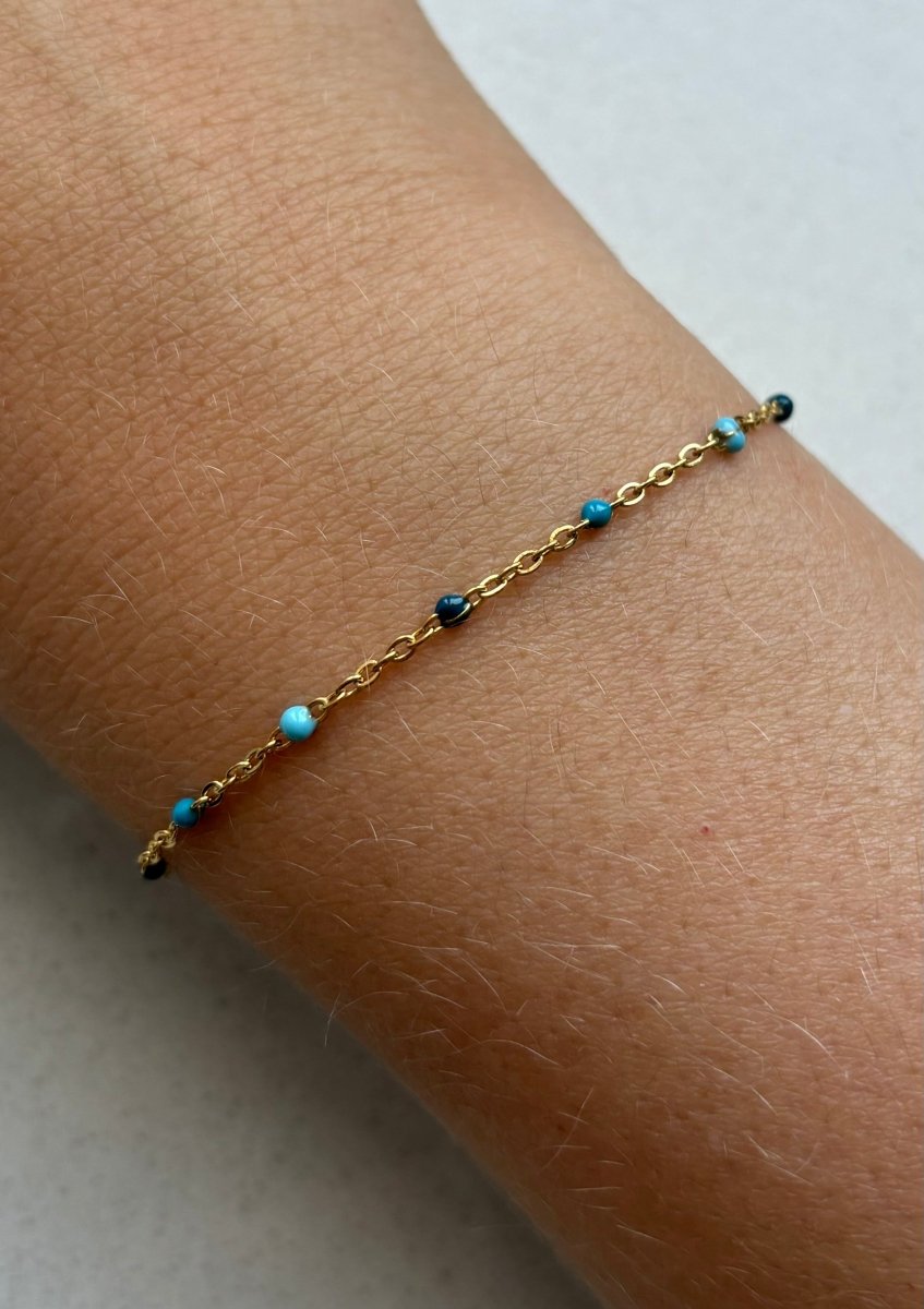 Trendy Gouden stainless steel armband