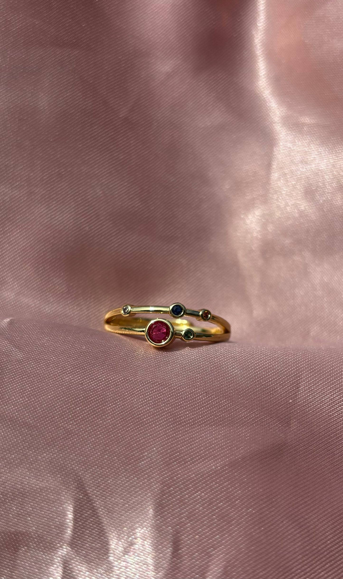 Trendy Ring van stainless steel – verstelbare ring voor een perfecte pasvorm, stijlvol en geschikt voor iedereen in het Goud