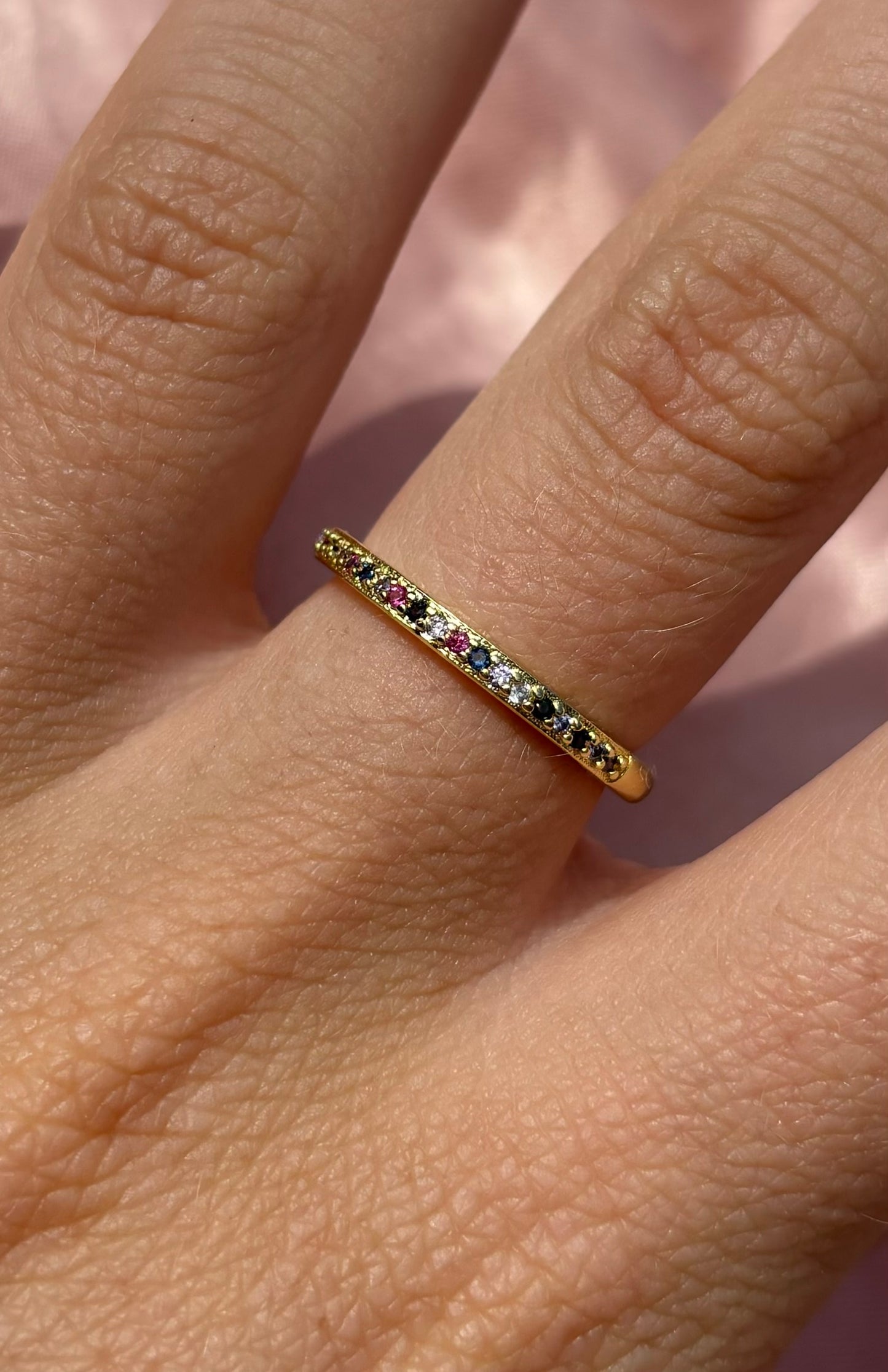 Trendy Ring van stainless steel – verstelbare ring voor een perfecte pasvorm, stijlvol en geschikt voor iedereen in het Goud