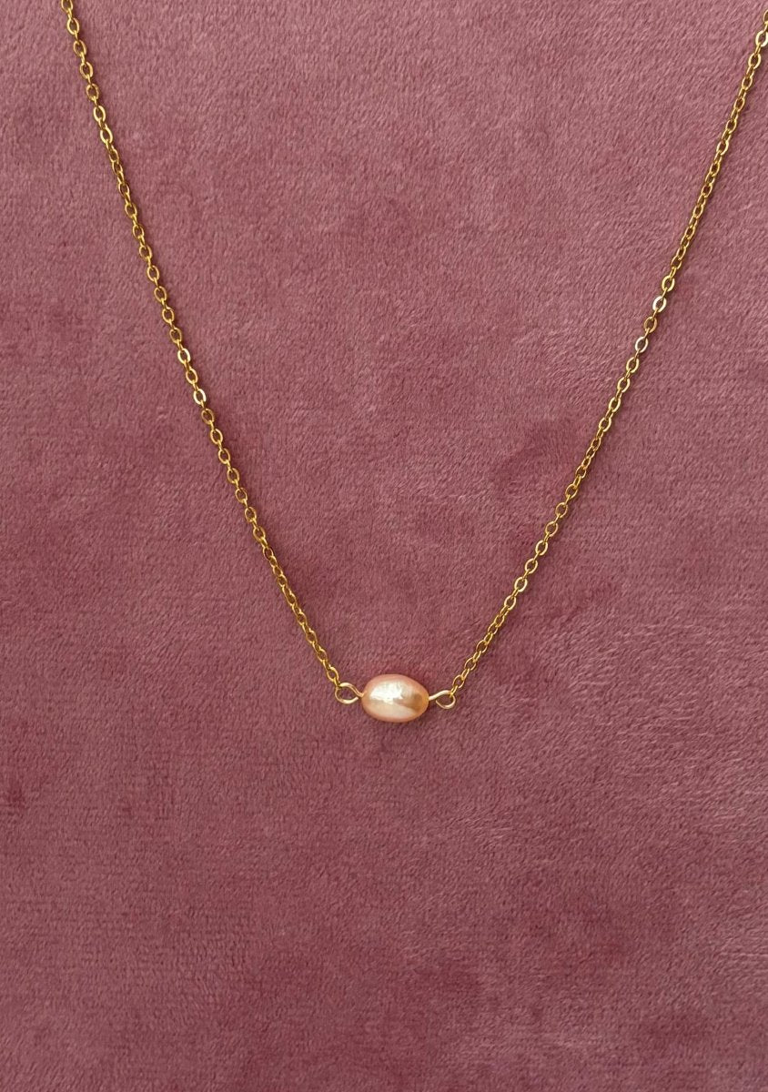 Trendy Pearl Hartjes Ketting en Armband van stainless steel – elegant met parel hartjes, verkrijgbaar in goud en zilver