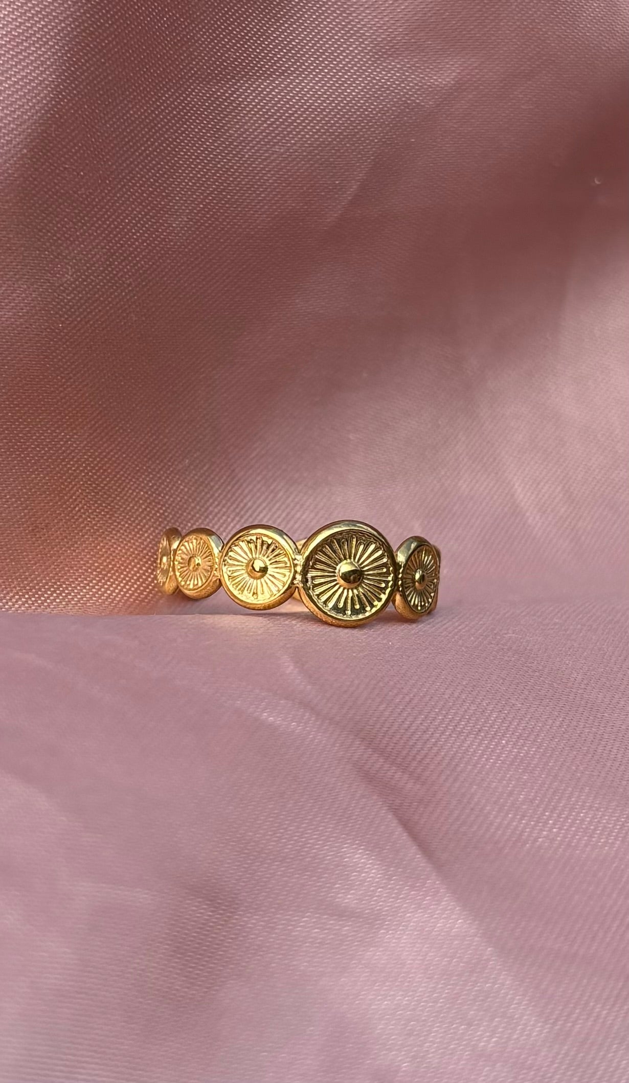 Trendy Ring van stainless steel – verstelbare ring voor een perfecte pasvorm, stijlvol en geschikt voor iedereen in het Goud