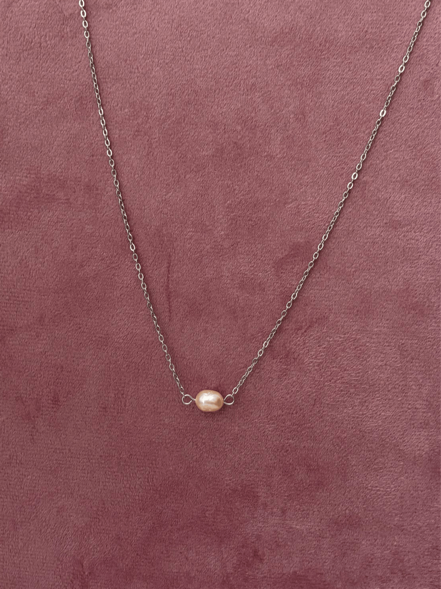 Trendy Pearl Hartjes Ketting en Armband van stainless steel – elegant met parel hartjes, verkrijgbaar in goud en zilver