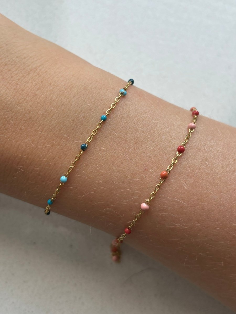 Trendy Gouden stainless steel armband