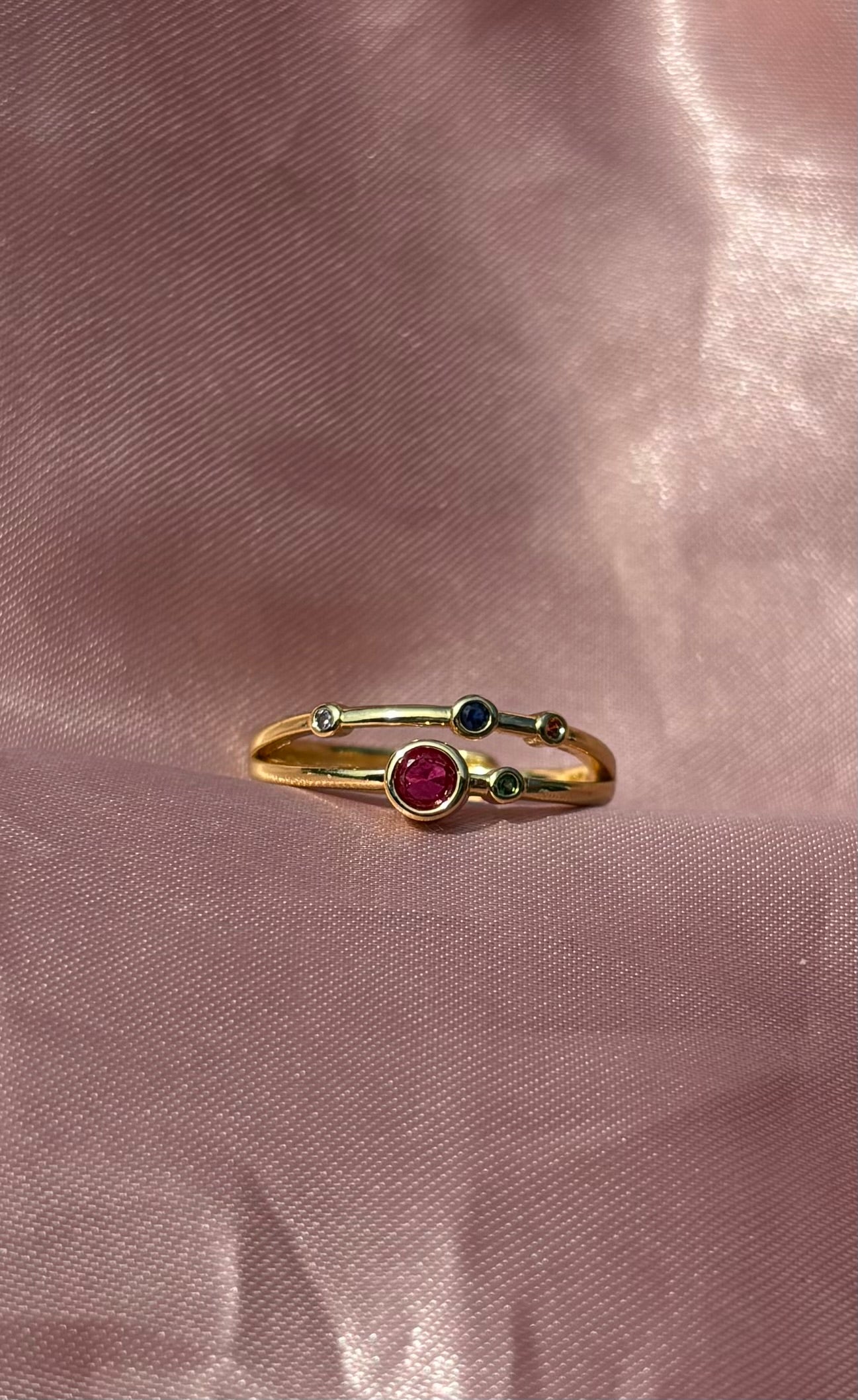 Trendy Ring van stainless steel – verstelbare ring voor een perfecte pasvorm, stijlvol en geschikt voor iedereen in het Goud