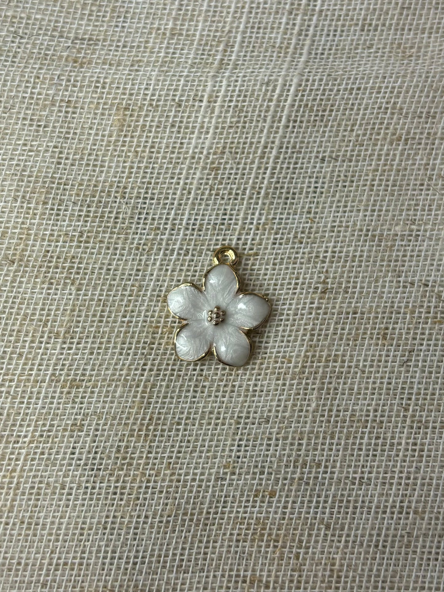 Gouden Stainless Steel Bloem Bedel voor Custom Ketting