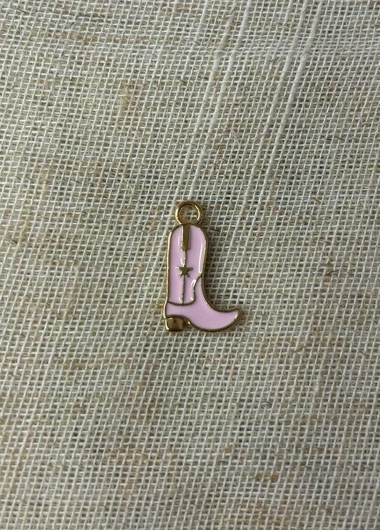 Gouden Stainless Steel Cowbow Laars Bedel voor Custom Ketting