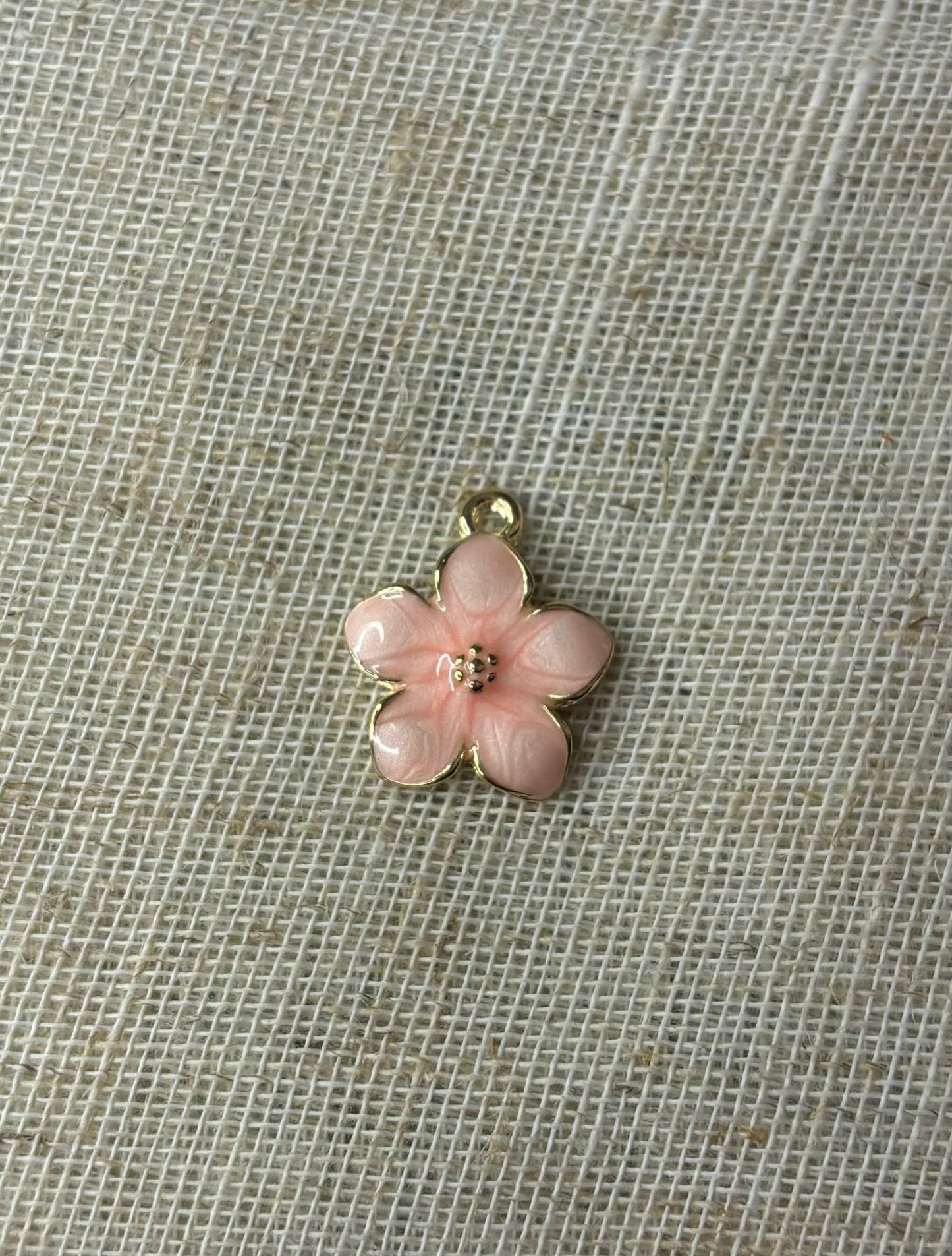 Gouden Stainless Steel Bloem Bedel voor Custom Ketting