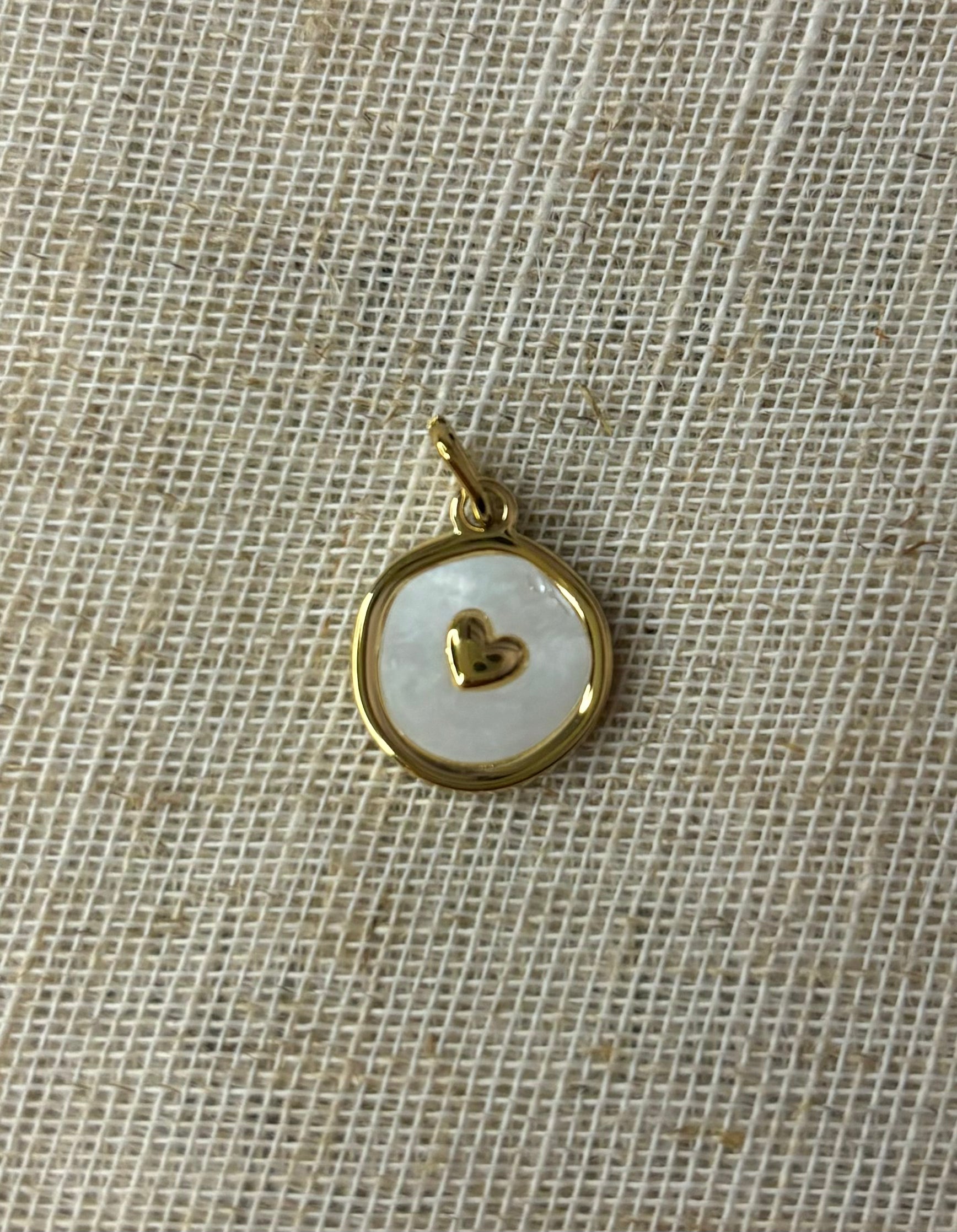 Gouden Stainless Steel Hart Bedel voor Custom Ketting